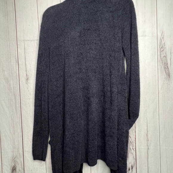 Barefoot Dreams Charcoal Open-Front Cardigan - Picture 6 of 7